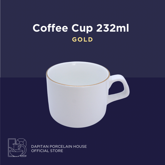 Coffee Cup 232ml - Gold